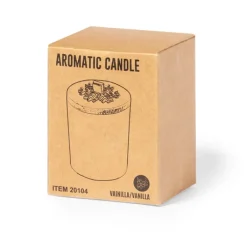 Gift Campaign Candela alla vaniglia con fiocco di neve in rilievo sul coperchio></noscript> Candele|Gadget Natalizi