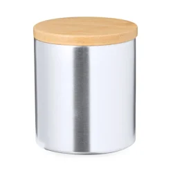 Gift Campaign Candela alla vaniglia in barattolino metallico con coperchio in bambù></noscript> Candele