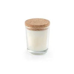 Gift Campaign Candela alla vaniglia in bicchierino di vetro con tappo in sughero 80g></noscript> Candele