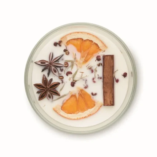Gift Campaign Candela in cera vegetale al profumo di cannella e agrumi da 300gr> Candele