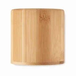 Gift Campaign Candela in cera vegetale alla vaniglia in vasetto di bambù Nature> Candele