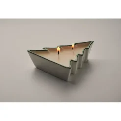 Gift Campaign Candela in cera vegetale in contenitore a forma di albero di Natale> Candele|Gadget Natalizi