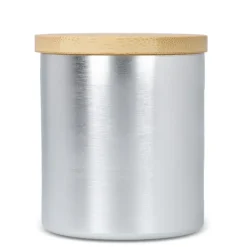 Gift Campaign Candela in cera vegetale barattolo di alluminio riciclato metallizzato></noscript> Candele