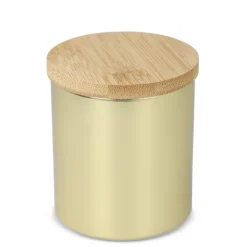Gift Campaign Candela in cera vegetale barattolo di alluminio riciclato metallizzato></noscript> Candele