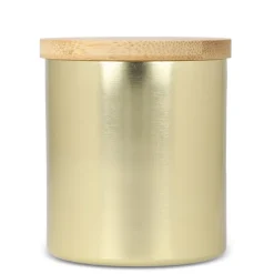 Gift Campaign Candela in cera vegetale barattolo di alluminio riciclato metallizzato></noscript> Candele