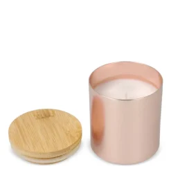 Gift Campaign Candela in cera vegetale barattolo di alluminio riciclato metallizzato></noscript> Candele