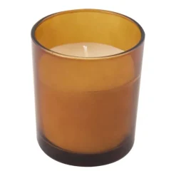 Gift Campaign Candela in paraffina e cera vegetale in vasetto di vetro colorato 120g> Candele