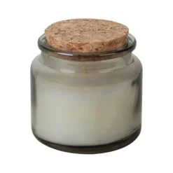 Gift Campaign Candela personalizzabile con profumo musk e tappo in sughero 60g> Candele