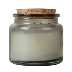 Gift Campaign Candela personalizzabile con profumo musk e tappo in sughero 60g> Candele