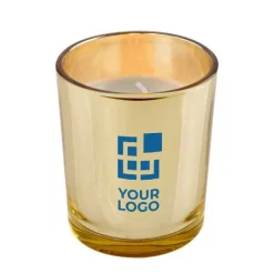 Gift Campaign Candela profumata al bergamotto in bicchierino dorato Celebration></noscript> Gadget Per Parrucchieri|Candele
