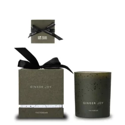 Gift Campaign Candela profumata allo zenzero in vasetto di vetro Victorian></noscript> Candele