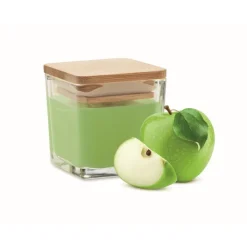 Gift Campaign Candela profumata di cera vegetale in vasetto con coperchio 50g></noscript> Candele