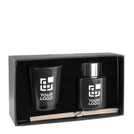 Gift Campaign Candela profumata e diffusore di aromi da 50ml con 4 bastoncini e Wellness> Gadget Per L'Ufficio