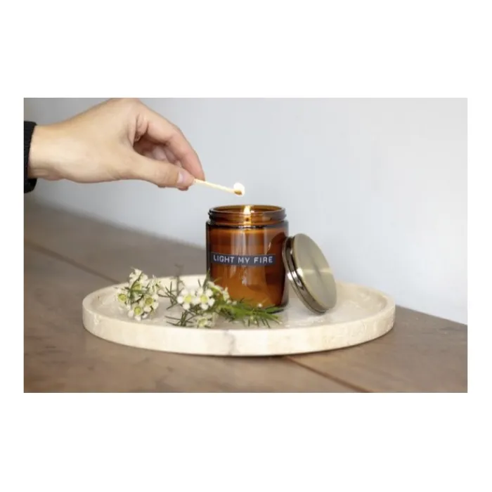 Gift Campaign Candela profumata in legno di cedro realizzata a mano nell'UE> Candele