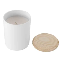 Gift Campaign Candela profumata in vasetto di dipinto con coperchio in bambù Levanti> Candele