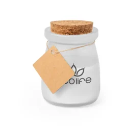 Gift Campaign Candela profumata in vasetto di vetro con tappo in sughero Vaniglia> Gadget Per Parrucchieri|Candele
