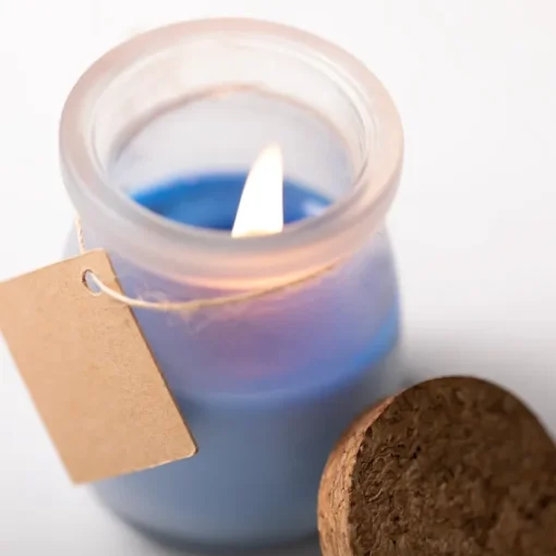 Gift Campaign Candela profumata in vasetto di vetro con tappo in sughero Vaniglia> Gadget Per Parrucchieri|Candele