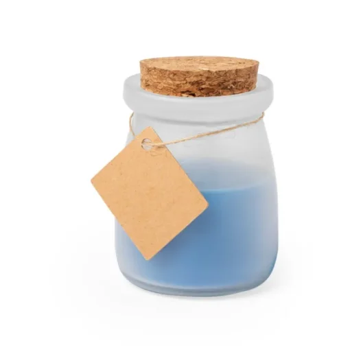 Gift Campaign Candela profumata in vasetto di vetro con tappo in sughero Vaniglia> Gadget Per Parrucchieri|Candele