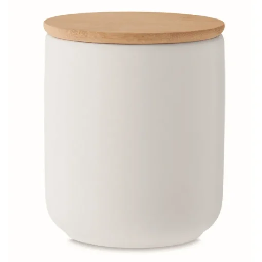 Gift Campaign Candela promozionale cera vegetale da 200 gr con aroma di lino fresco> Candele