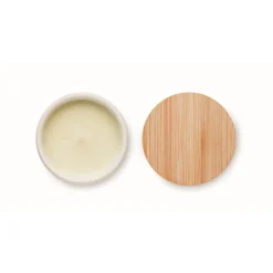 Gift Campaign Candele in cera vegetale al profumo di lino con tappo in bambù><noscript><img width=