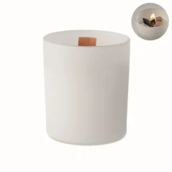 Gift Campaign Candele in vetro personalizzate con pietre e aroma di vaniglia> Candele