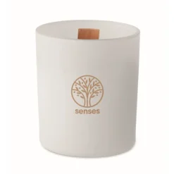Gift Campaign Candele in vetro personalizzate con pietre e aroma di vaniglia></noscript> Candele