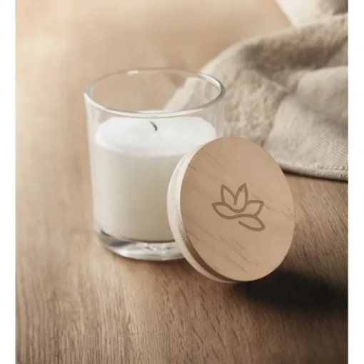 Gift Campaign Candele profumate alla vaniglia personalizzate con logo Ancient> Candele