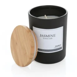 Gift Campaign Candele profumate da personalizzare con tappo in bambù Jasmine> Candele
