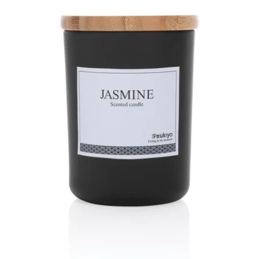 Gift Campaign Candele profumate da personalizzare con tappo in bambù Jasmine> Candele