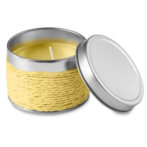 Gift Campaign Candele profumate in barattolino di alluminio con corde Fragrance> Gadget Per Parrucchieri|Candele