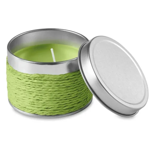 Gift Campaign Candele profumate in barattolino di alluminio con corde Fragrance> Gadget Per Parrucchieri|Candele