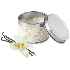 Gift Campaign Candele profumate in barattolino di alluminio con corde Fragrance></noscript> Gadget Per Parrucchieri|Candele
