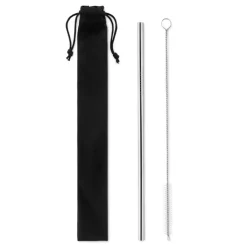 Gift Campaign Cannuccia riutilizzabile in acciaio inossidabile e spazzolino Inox> Altri Utensili Da Cucina