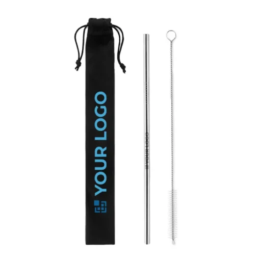 Gift Campaign Cannuccia riutilizzabile in acciaio inossidabile e spazzolino Inox> Altri Utensili Da Cucina