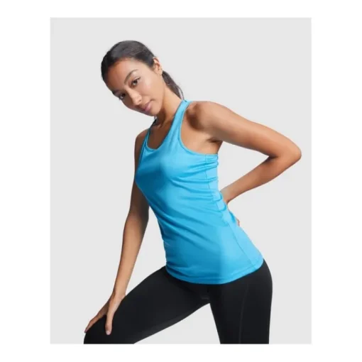 Gift Campaign Canotta sportiva donna in tessuto tecnico di poliestere 140g/m² Roly> Magliette Tecniche