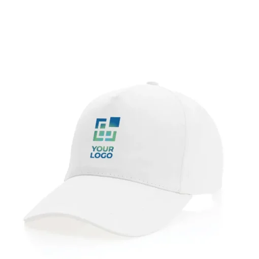 Gift Campaign Cappelli baseball con logo in cotone riciclato 280g/m2 Eco Plus> Gadget Ecologici|Cappellini Personalizzati