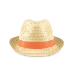 Gift Campaign Cappelli di paglia con logo con nastro in colori vivaci Original></noscript> Cappelli Di Paglia Personalizzati