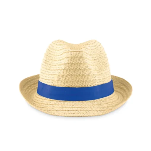 Gift Campaign Cappelli di paglia con logo con nastro in colori vivaci Original> Cappelli Di Paglia Personalizzati