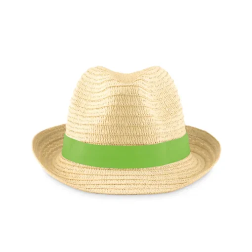 Gift Campaign Cappelli di paglia con logo con nastro in colori vivaci Original> Cappelli Di Paglia Personalizzati