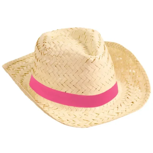 Gift Campaign Cappelli di paglia con logo su nastro in tanti colori vivaci Cancun> Cappelli Di Paglia Personalizzati
