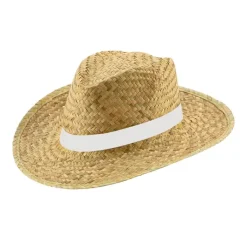 Gift Campaign Cappelli di paglia naturale con nastro con logo Summertime Sublim> Cappelli Di Paglia Personalizzati
