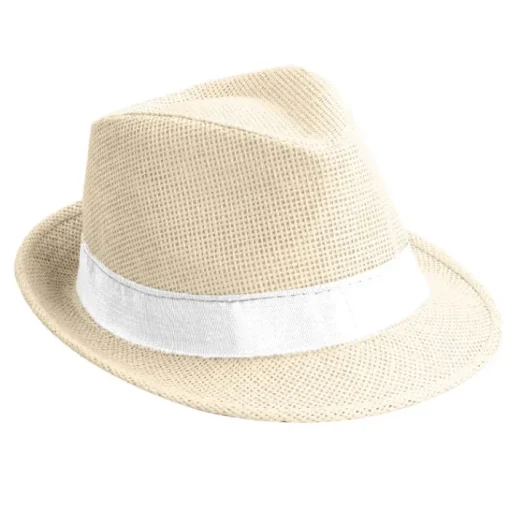 Gift Campaign Cappelli di paglia promozionali con nastro colorato con logo Rio Clear> Cappelli Di Paglia Personalizzati