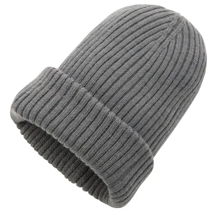 Gift Campaign Cappelli invernali aziendali in maglia con risvolto Impact Polylana> Berretti Invernali