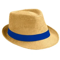 Gift Campaign Cappelli paglia con logo con nastro stampabile in colori vivaci Rio> Cappelli Di Paglia Personalizzati