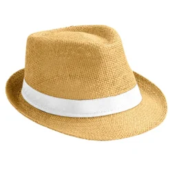 Gift Campaign Cappelli paglia con logo con nastro stampabile in colori vivaci Rio> Cappelli Di Paglia Personalizzati