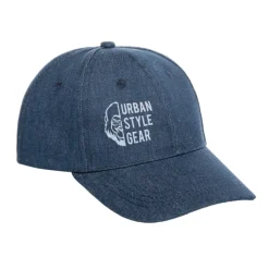 Gift Campaign Cappelli pubblicitari in jeans 6 pannelli con fibbia metallica Jeans> Cappellini Personalizzati