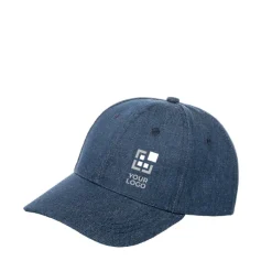 Gift Campaign Cappelli pubblicitari in jeans 6 pannelli con fibbia metallica Jeans></noscript> Cappellini Personalizzati