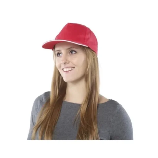 Gift Campaign Cappellini a 5 pannelli in cotone con chiusura in velcro ClearLine> Cappellini Personalizzati