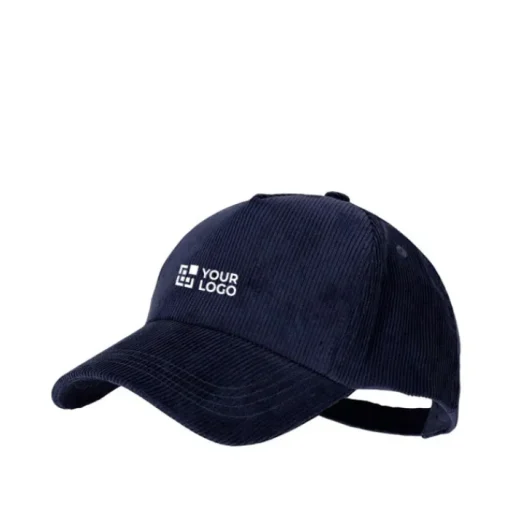 Gift Campaign Cappellino 5 pannelli con effetto velluto a coste e chiusura a fibbia> Cappellini Personalizzati
