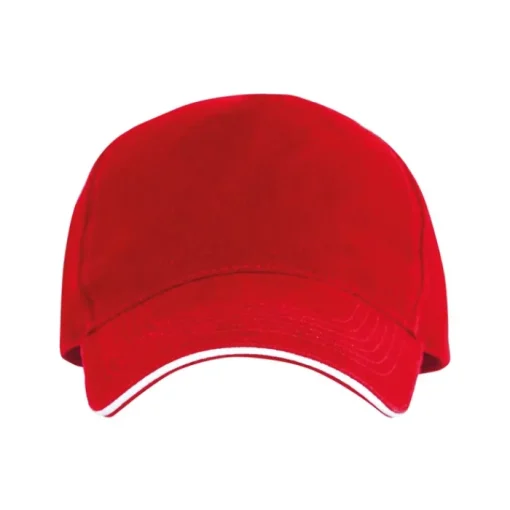 Gift Campaign Cappellino a 5 pannelli con visiera a contrasto in cotone da 170 g/m2> Cappellini Personalizzati